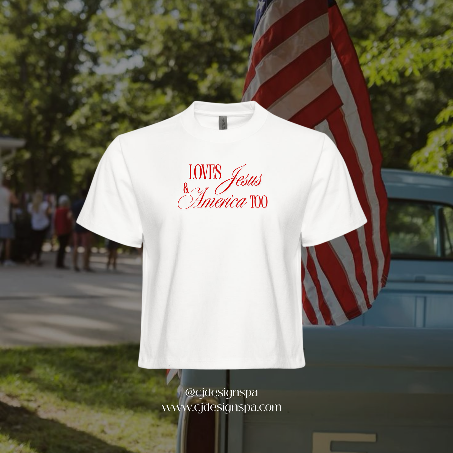 Jesus & America Boxy Tee