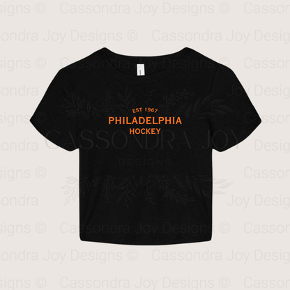 Minimalist Hockey Crop Tee