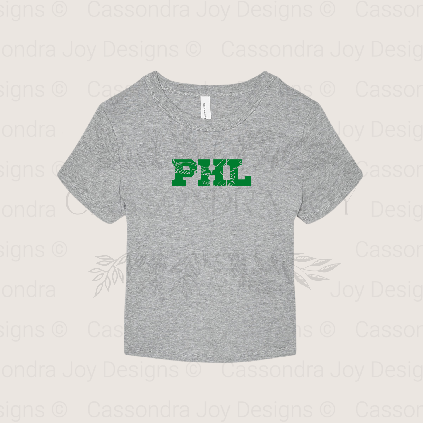 PHL Football Crop Tee