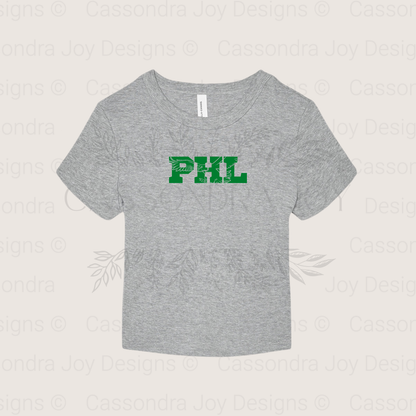 PHL Football Crop Tee