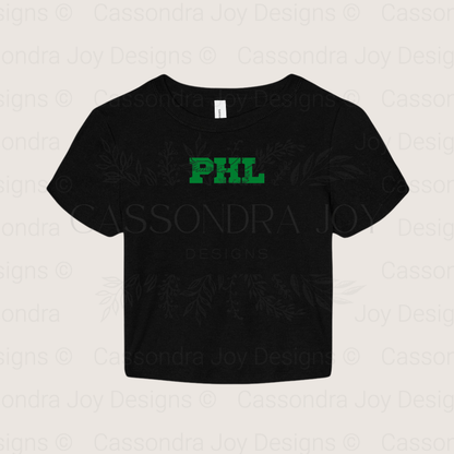 PHL Football Crop Tee