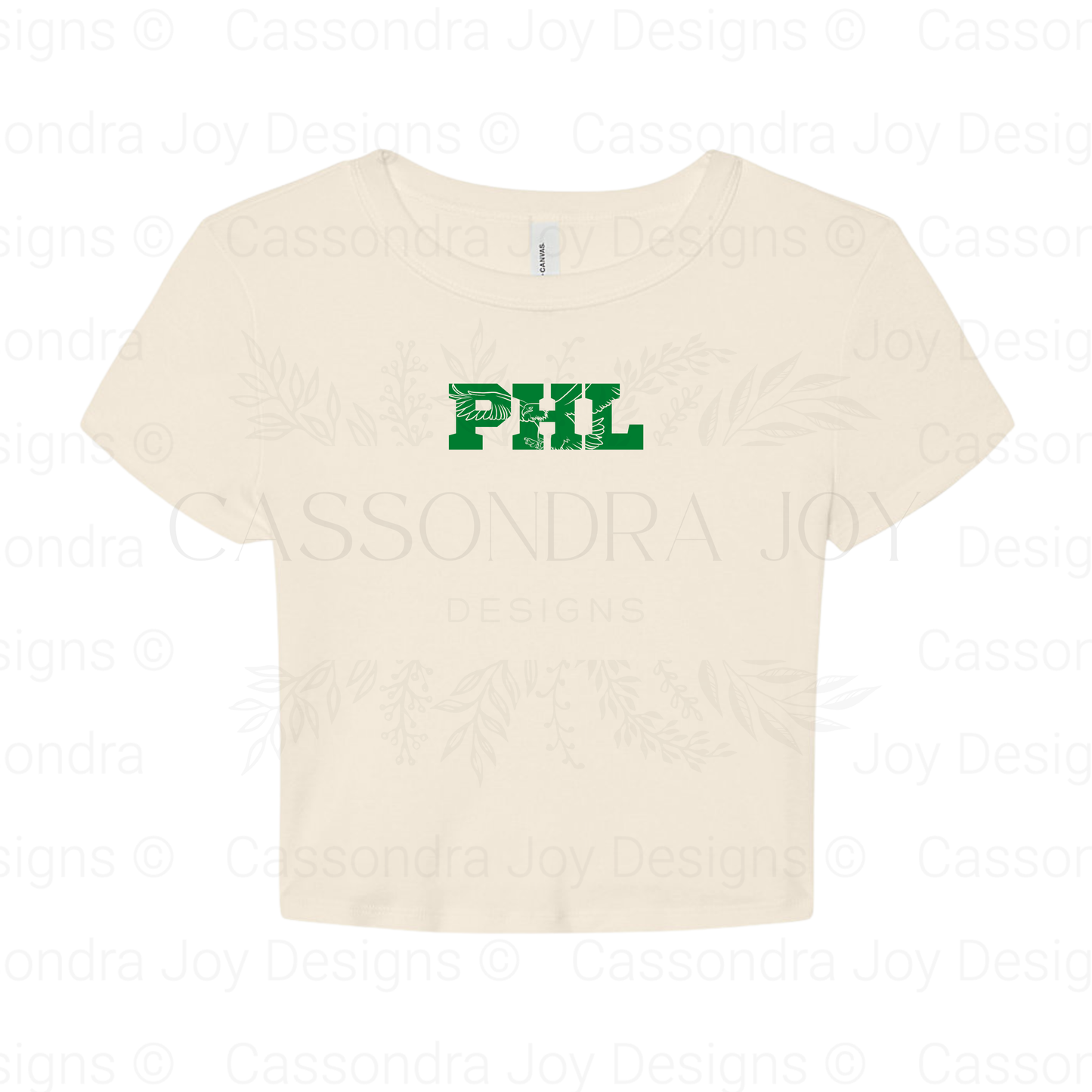 PHL Football Crop Tee