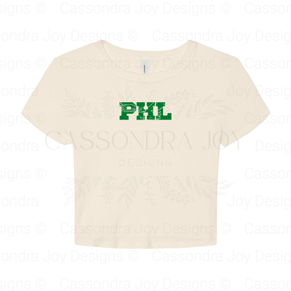 PHL Football Crop Tee