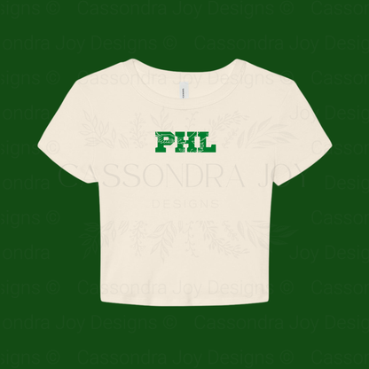 PHL Football Crop Tee