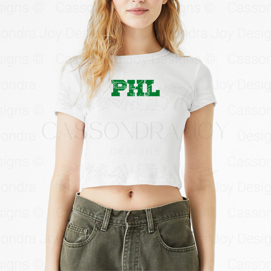 PHL Football Crop Tee