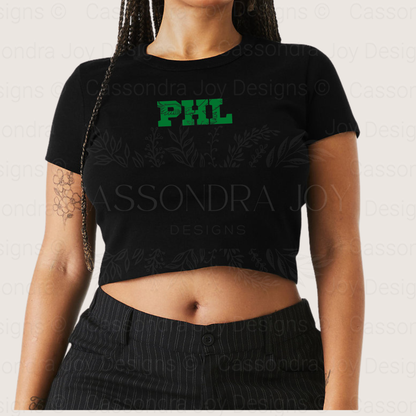 PHL Football Crop Tee