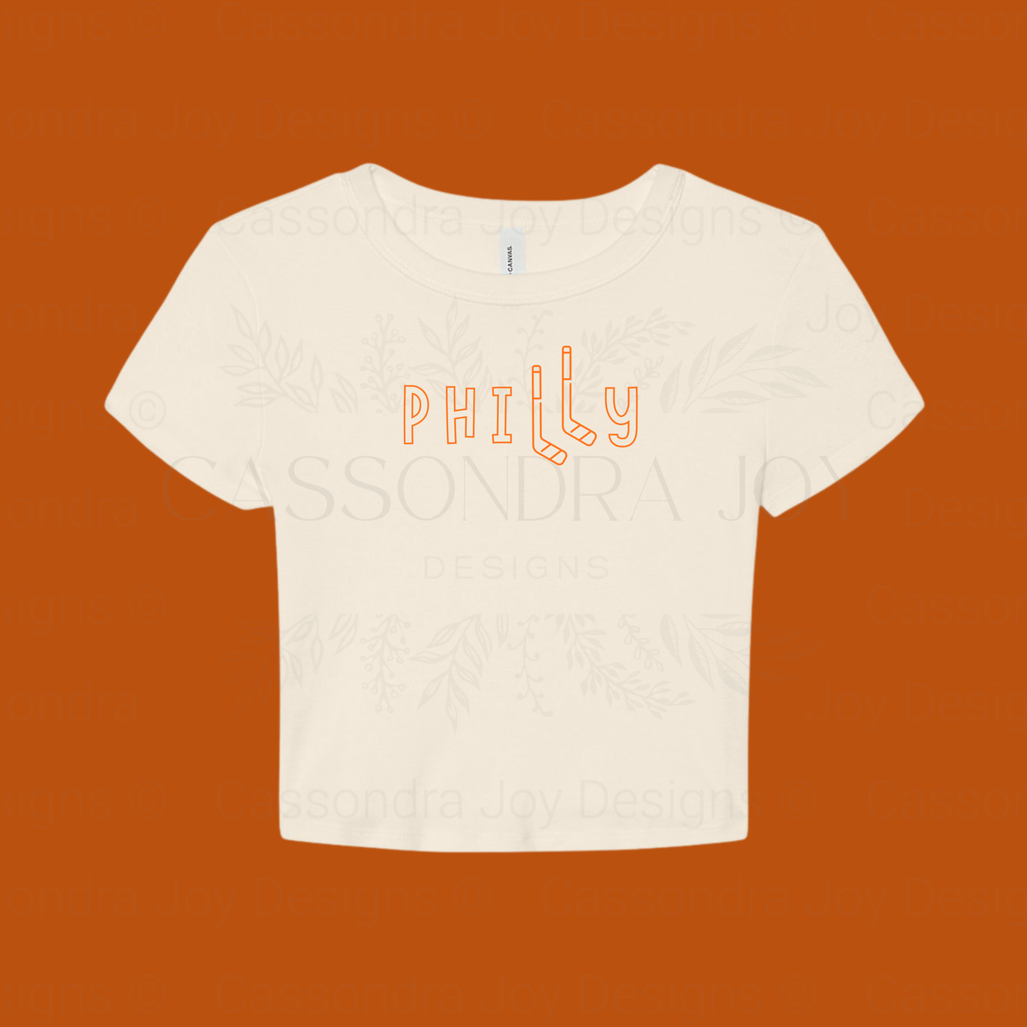 Philly Hockey Crop Tee