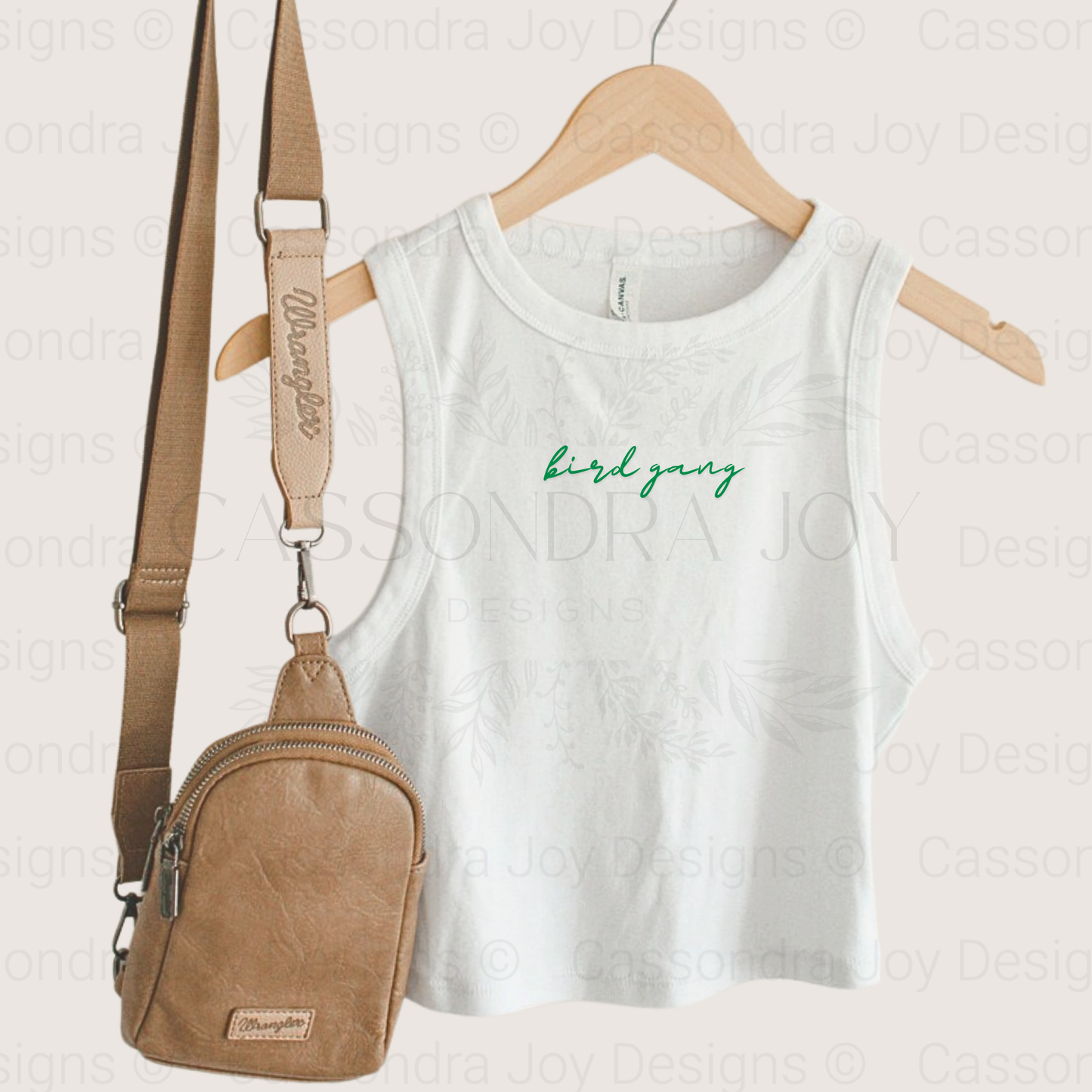 Bird Gang Crop Tank Top