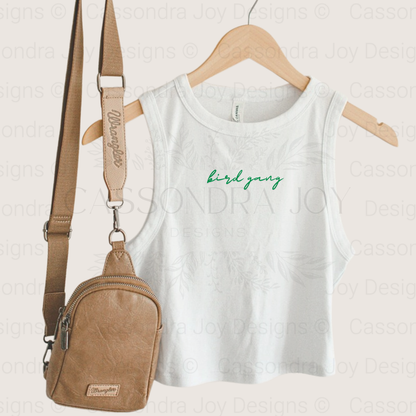 Bird Gang Crop Tank Top