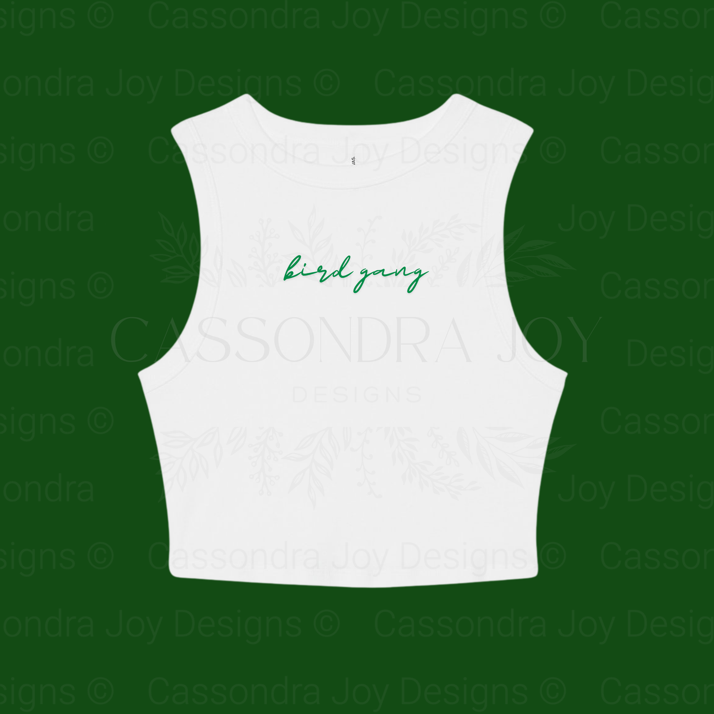 Bird Gang Crop Tank Top