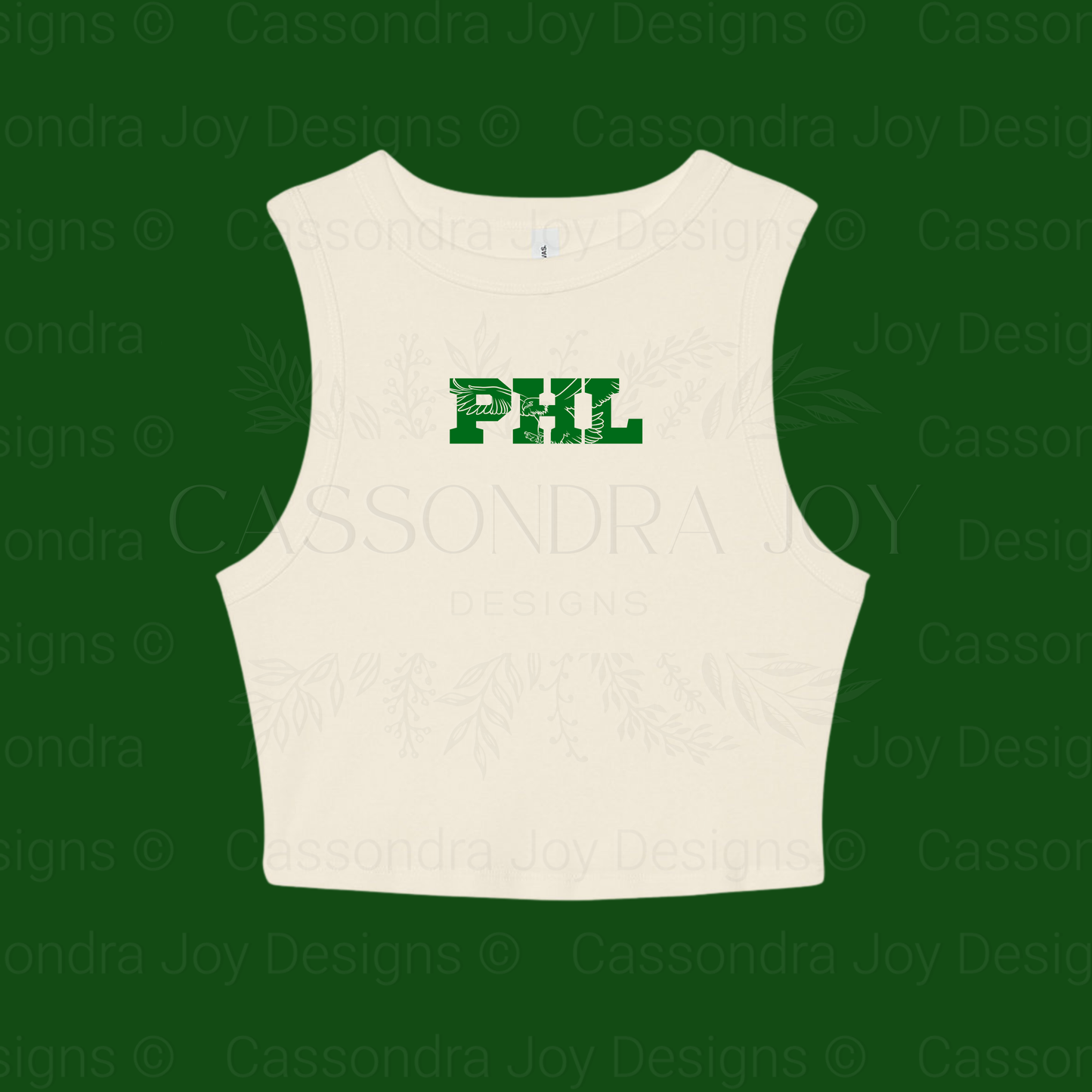 PHL Football Crop Tank Top