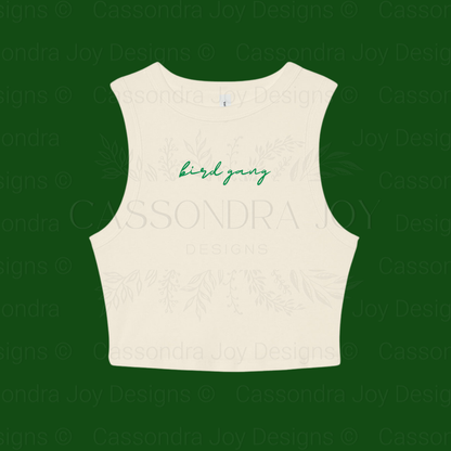 Bird Gang Crop Tank Top
