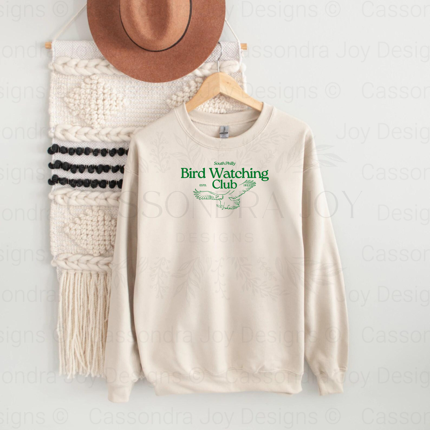 South Philly Bird Watching Club Crewneck Sweatshirt