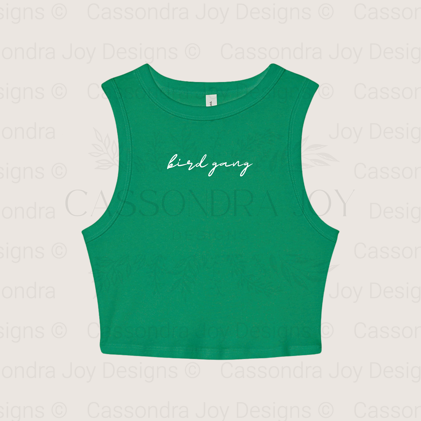 Bird Gang Crop Tank Top