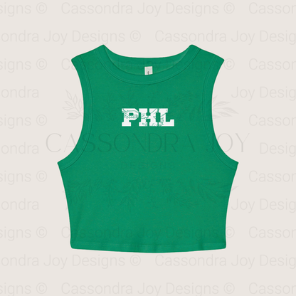 PHL Football Crop Tank Top