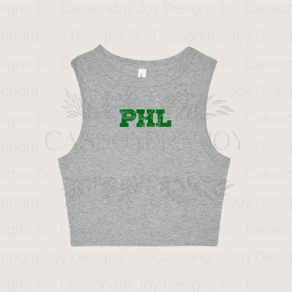 PHL Football Crop Tank Top