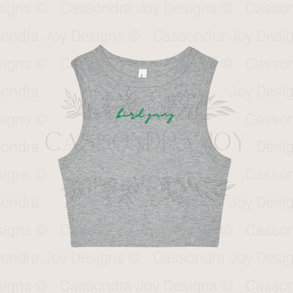 Bird Gang Crop Tank Top