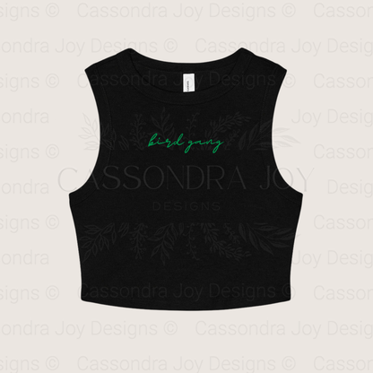 Bird Gang Crop Tank Top