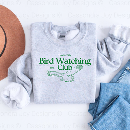 South Philly Bird Watching Club Crewneck Sweatshirt