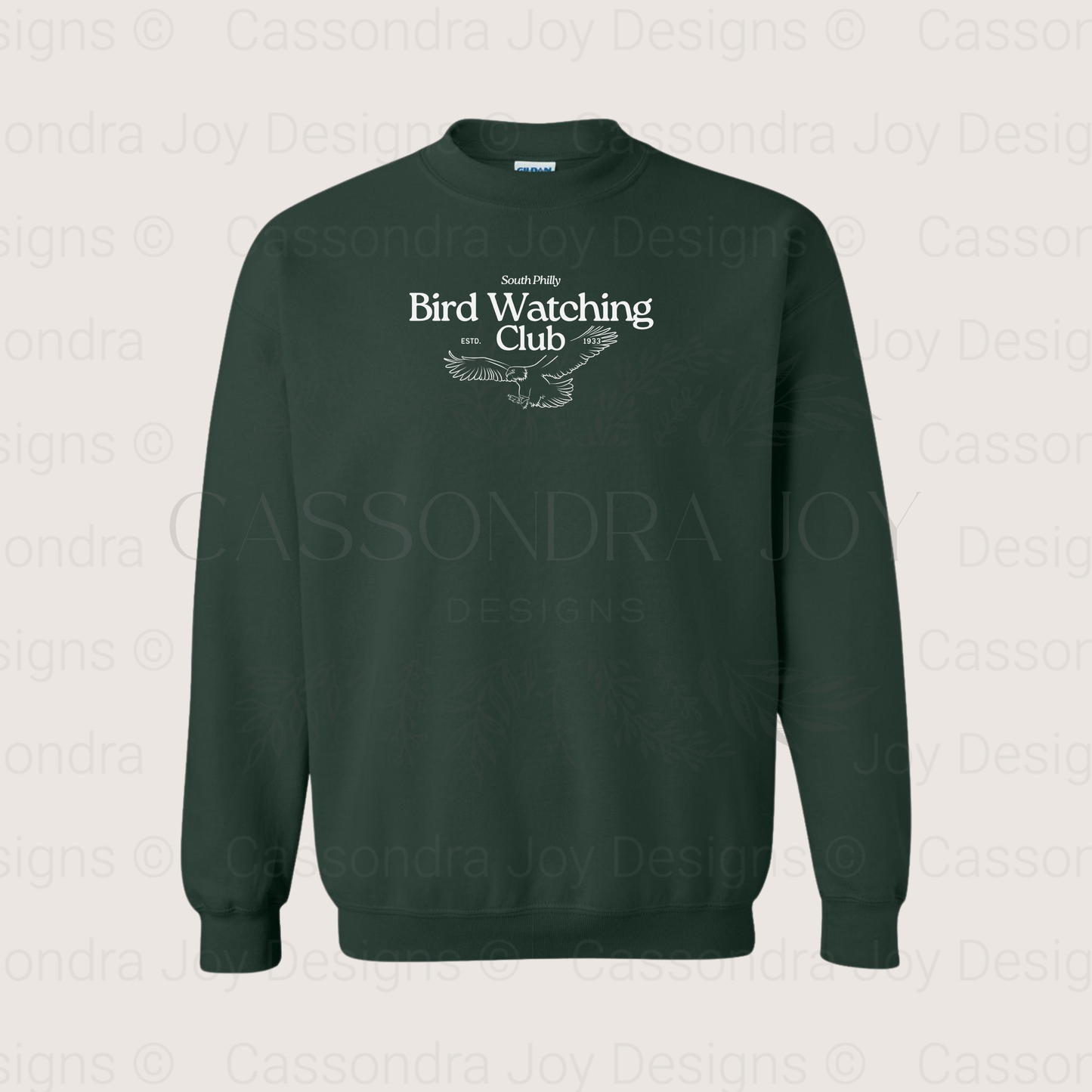 South Philly Bird Watching Club Crewneck Sweatshirt