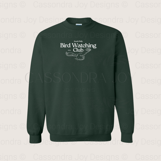 South Philly Bird Watching Club Crewneck Sweatshirt