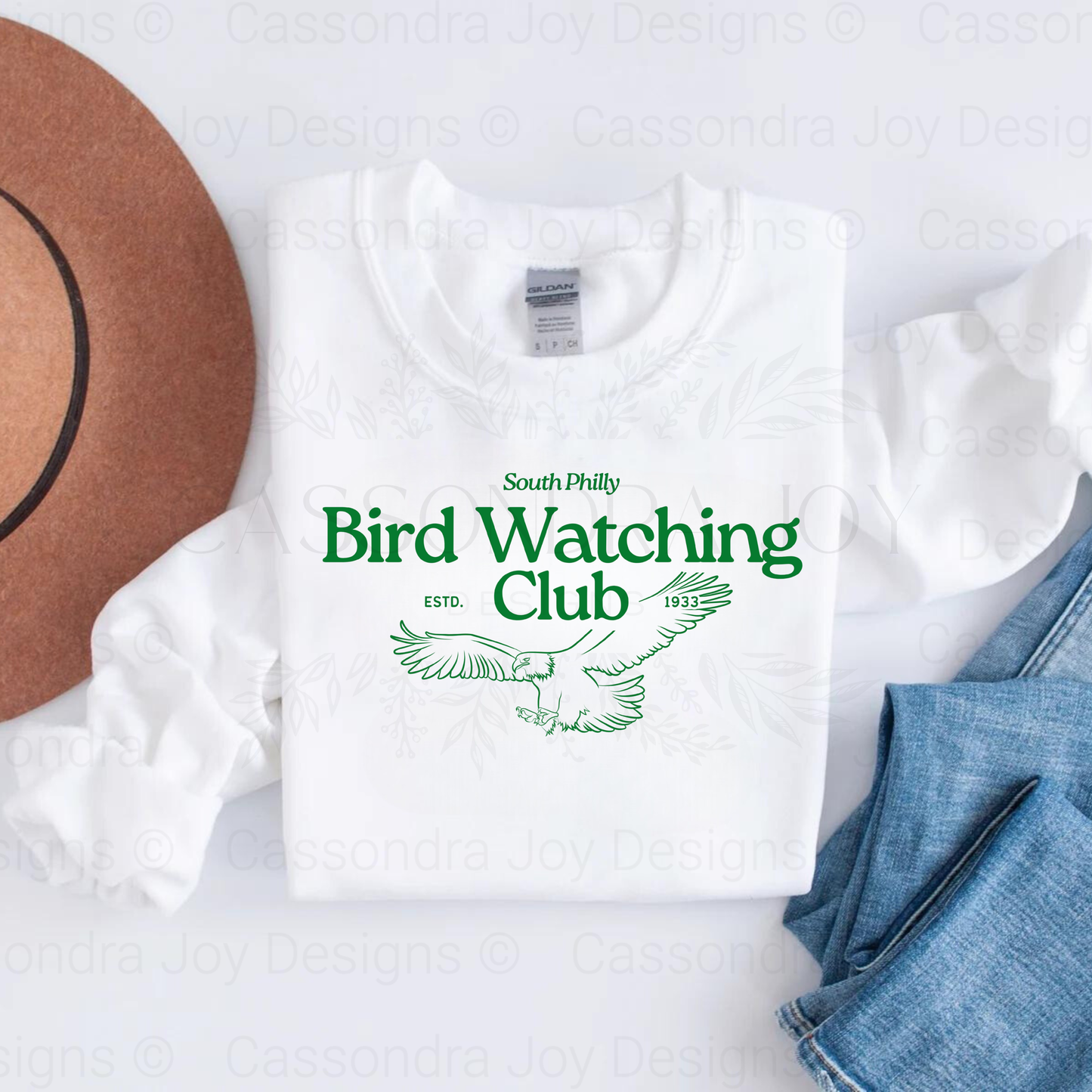 South Philly Bird Watching Club Crewneck Sweatshirt
