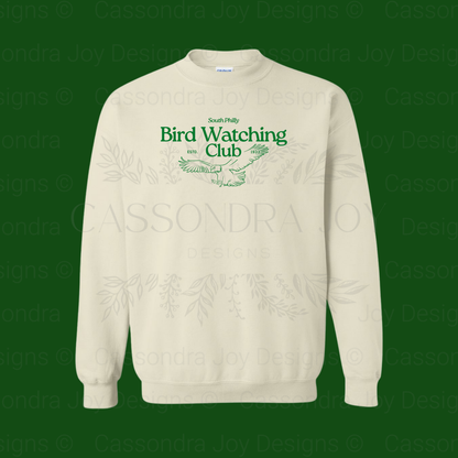 South Philly Bird Watching Club Crewneck Sweatshirt