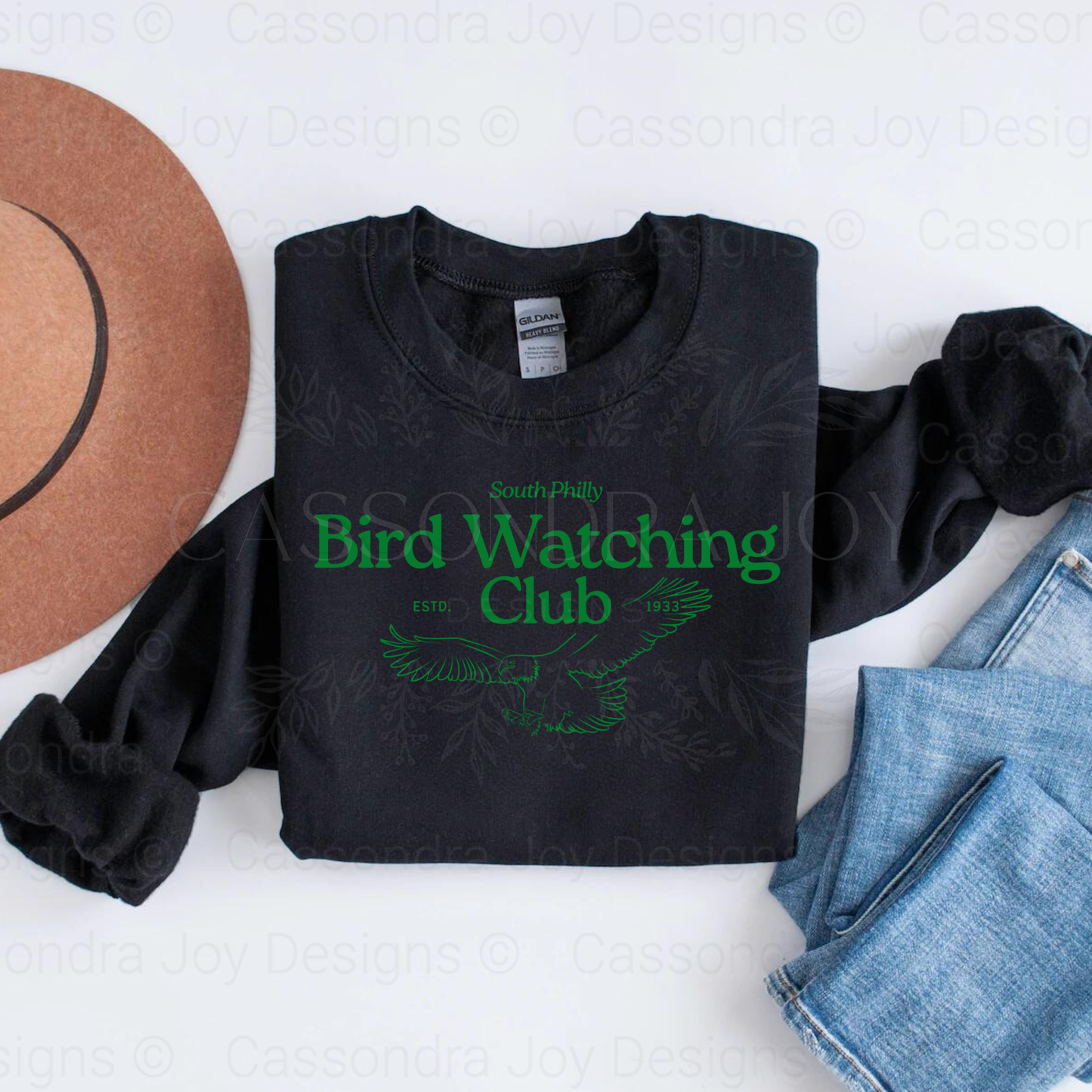 South Philly Bird Watching Club Crewneck Sweatshirt