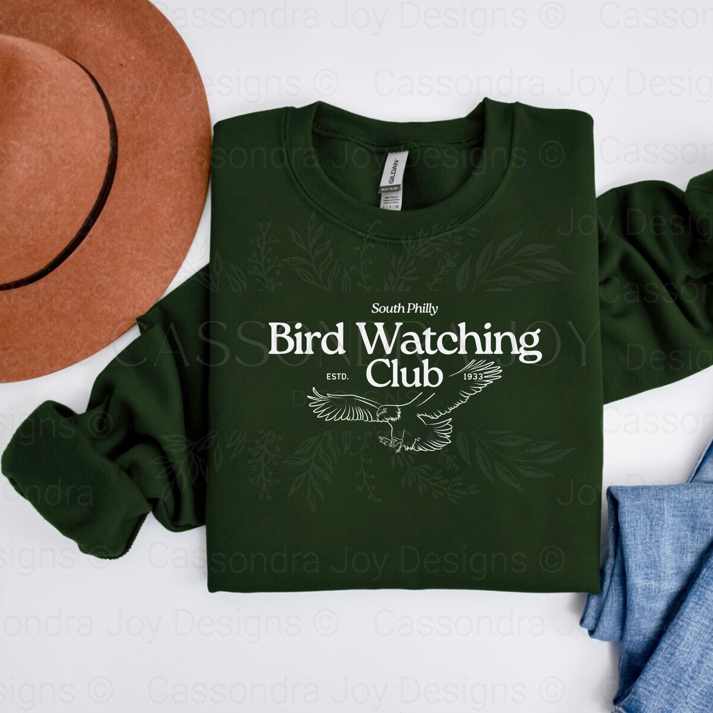 South Philly Bird Watching Club Crewneck Sweatshirt