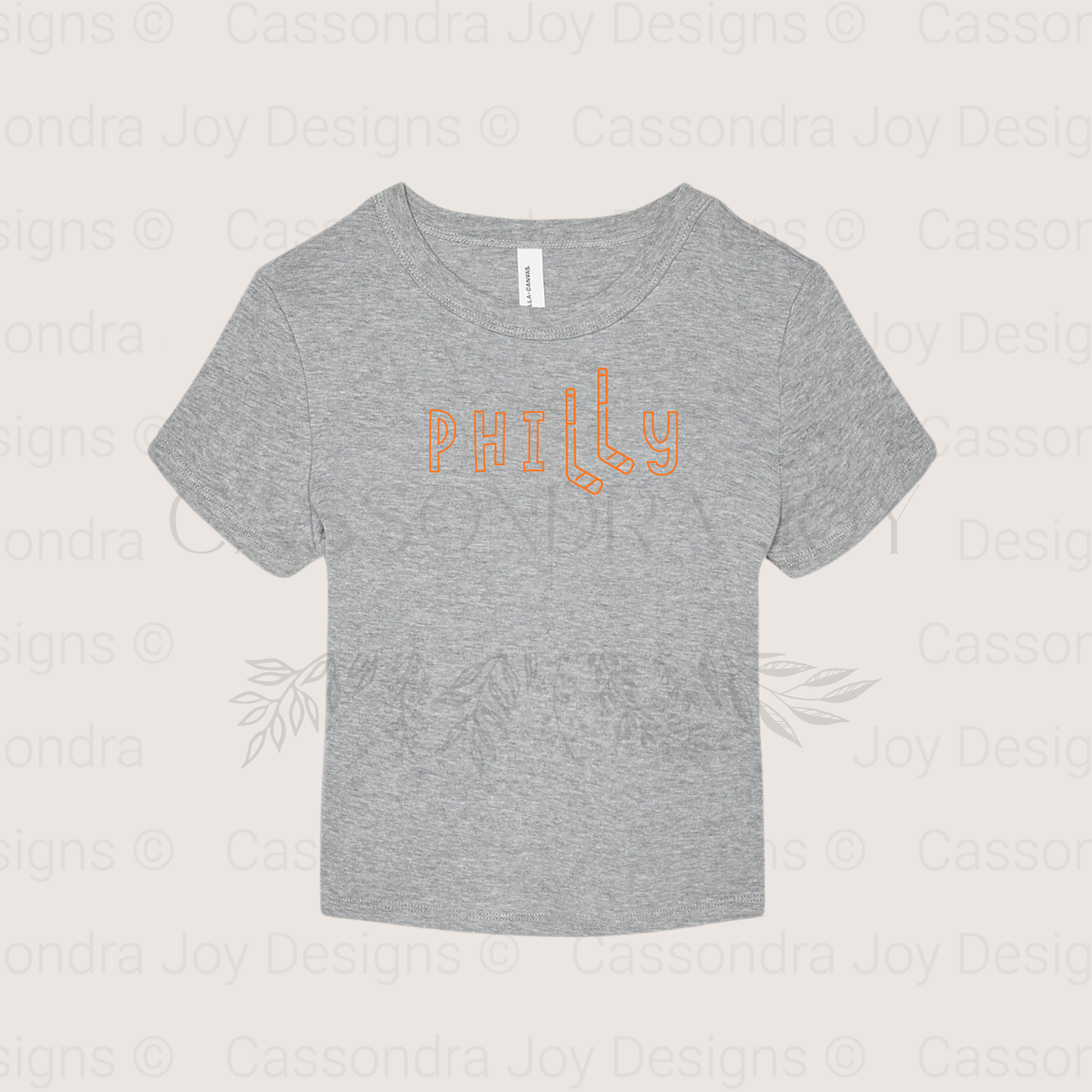 Philly Hockey Crop Tee