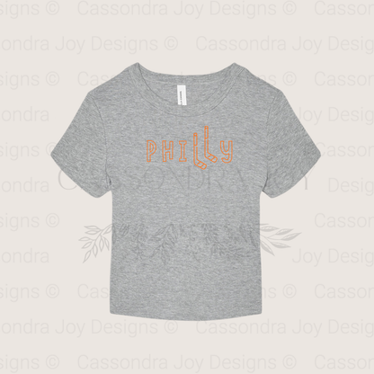 Philly Hockey Crop Tee