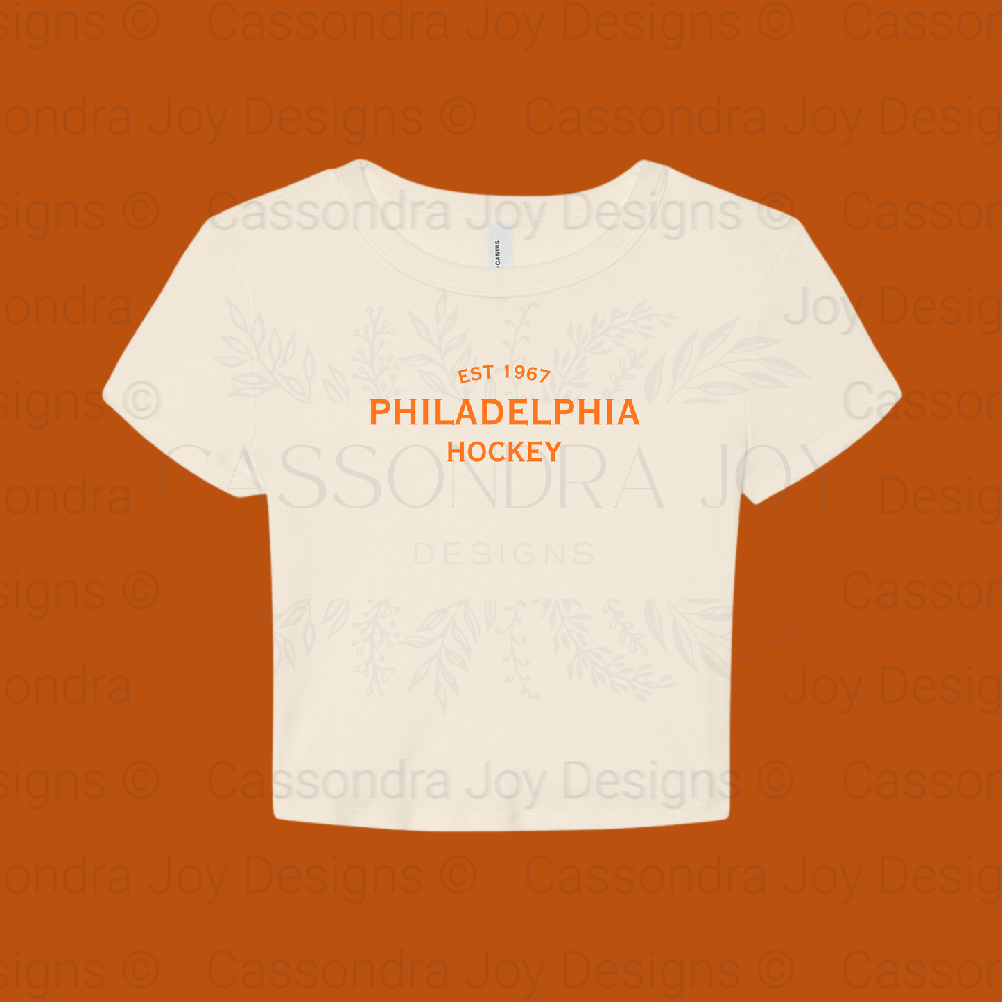Minimalist Hockey Crop Tee