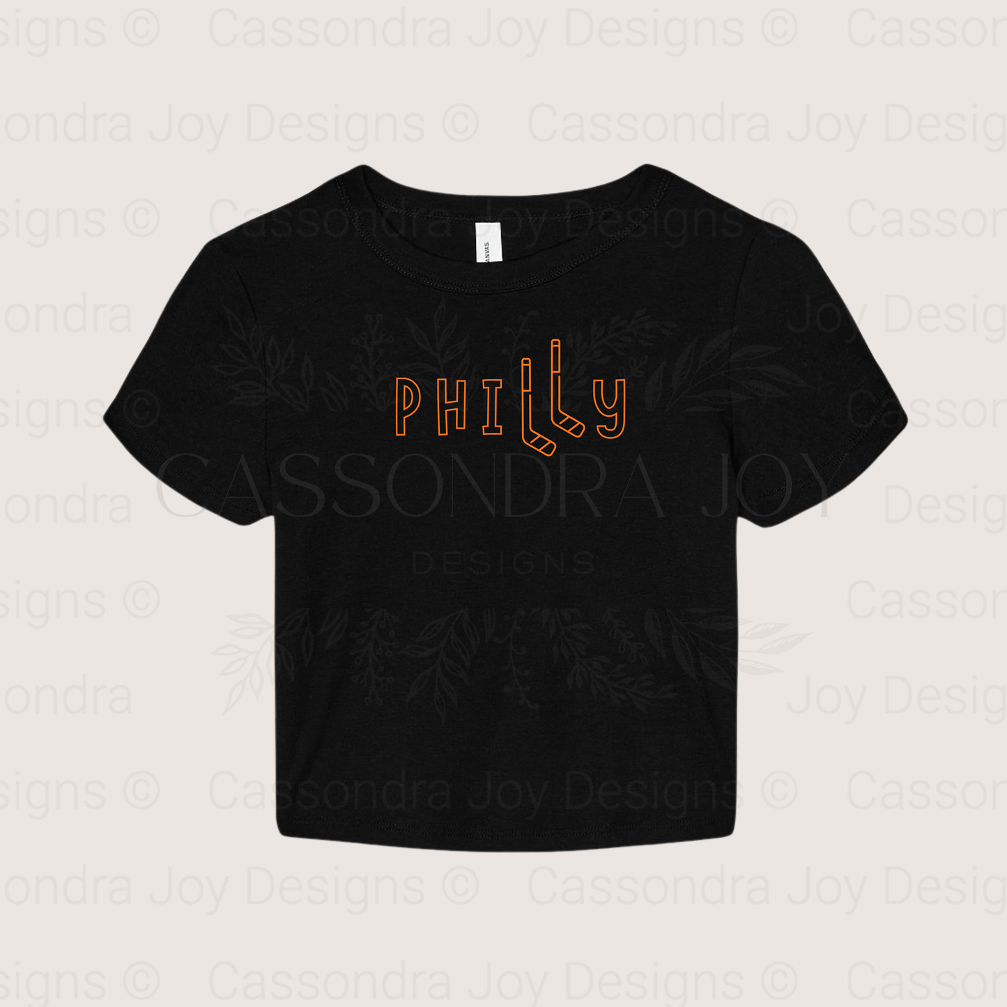 Philly Hockey Crop Tee