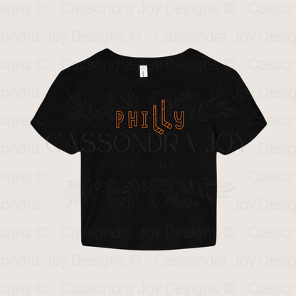 Philly Hockey Crop Tee