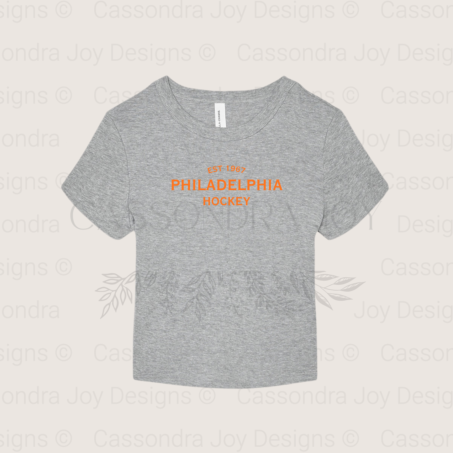 Minimalist Hockey Crop Tee