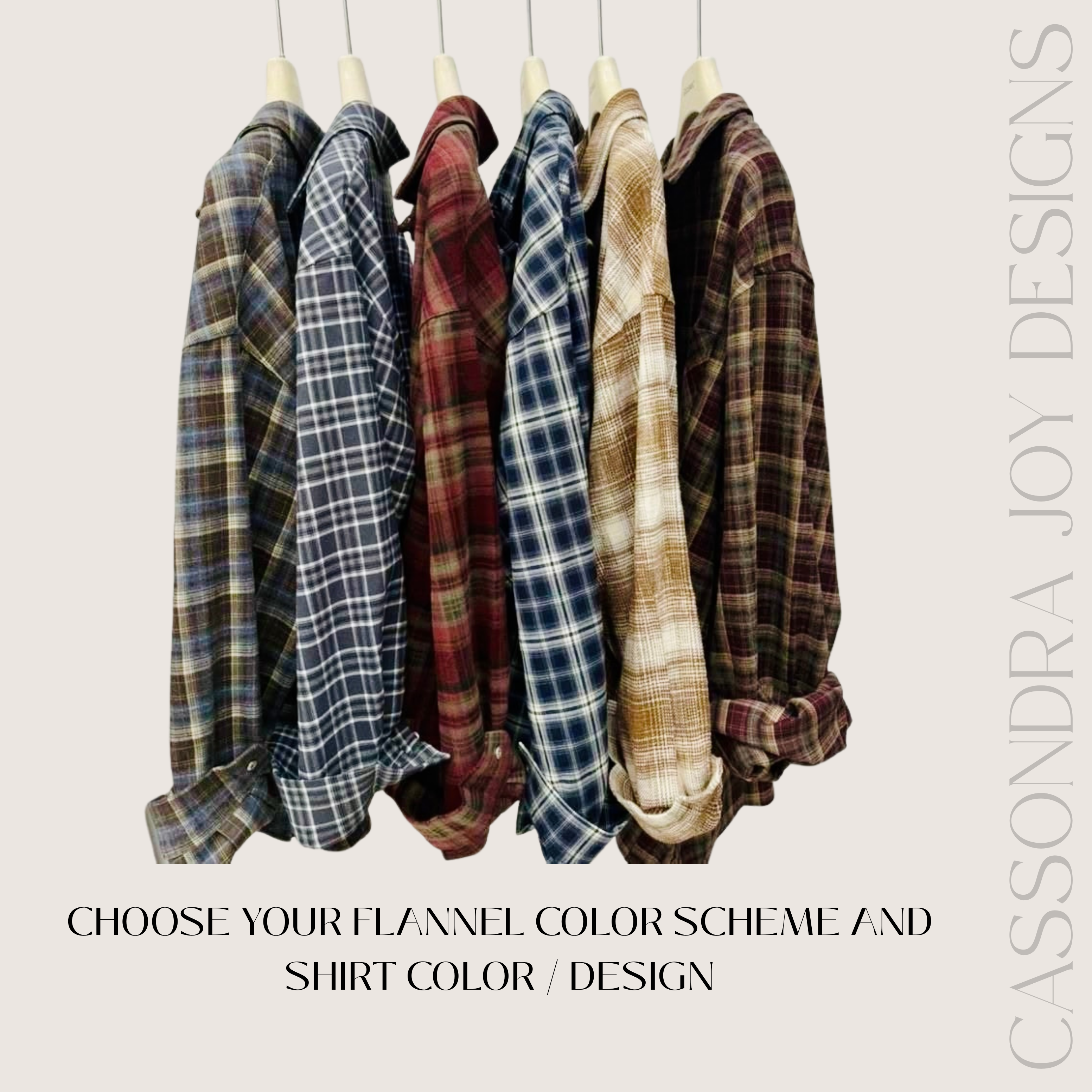 CUSTOM Flannel Rework – Cassondra Joy Designs