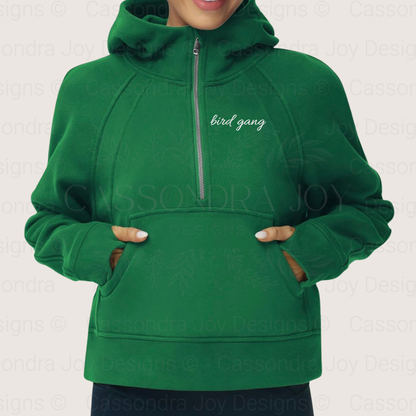 Birg Gang Embroidered Scuba Sweatshirt