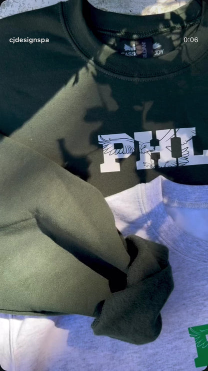 PHL Football Crewneck Sweatshirt